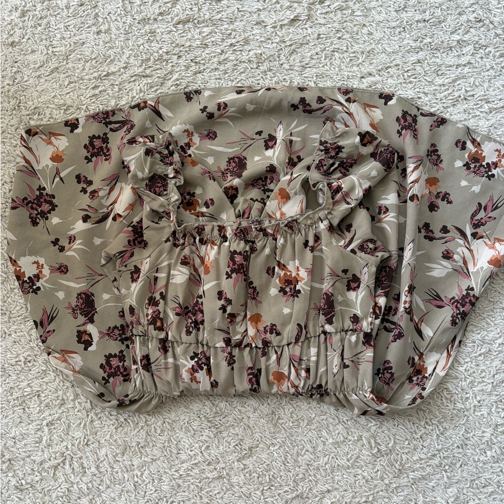 SHEIN Floral Print Mini Dress - Multicolor